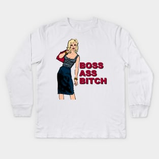 Rebecca Welton - Hannah Waddingham Kids Long Sleeve T-Shirt